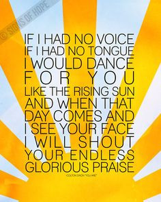 ... Sun You Are Lyrics Colton Dixon Song by signsofhopeshop, $14.00 More