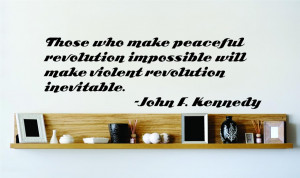 Details about John F. Kennedy Vinyl Quote | Wall Decal 22
