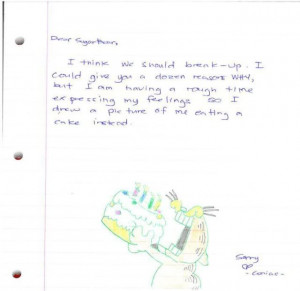 Think We Should Break Up ~ Break Up Quote