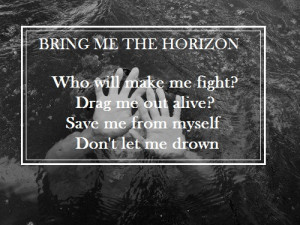 bring me the horizon drown lyrics Tumblr