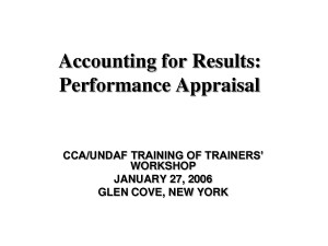Performance Appraisal Sample For Secretary