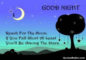 Reach For The Moon.If You Fail Short At Least You’ll Be Among The ...