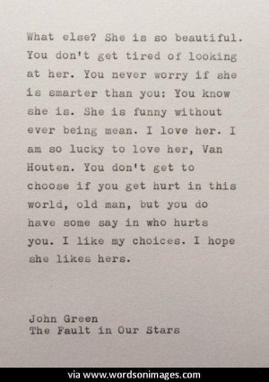 Quotes by john green
