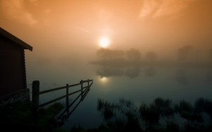 wallpaper, morning, foggy, daily, river, sites