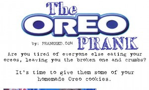 April Fools Day Oreo Prank