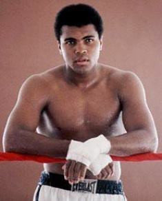born Cassius Marcellus Clay, Jr.)American former professional boxer ...
