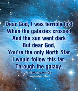 quote quotes text typography owl city galaxies sky night dark sun