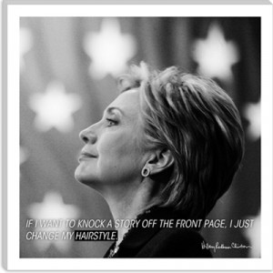 Hillary Clinton Quote Canvas Art Print