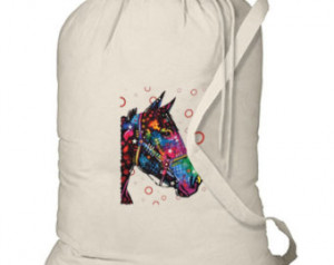 Artsy Neon Horse New Laundry Bag Ca mp Tote Gifts Event ...