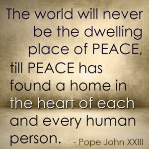 Peace...St.John XXIII