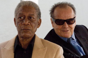 Morgan Freeman and Jack Nicholson star in The Bucket List. © Warner ...