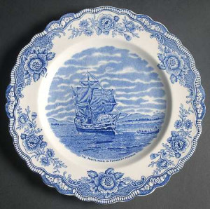 CROWN DUCAL Colonial Times-Blue STOCK