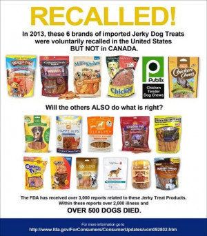 Boycott all pet treats and food imported from China