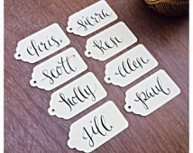 Hand-Written Calligraphy Customized First Name Modern Design Wedding ...