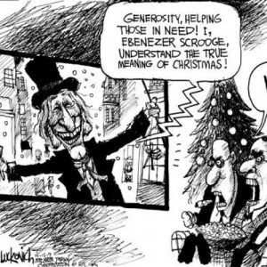 Ebenezer Scrooge Cartoon