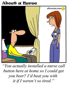 Cartoon: Nurse Call button misused once again More