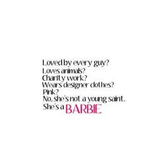 barbie quote, fake quote, pink quote made and uploaded by ...