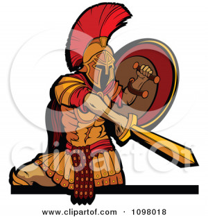Trojan Warrior Clip Art