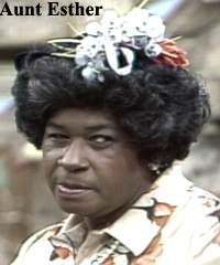 aunt esther also called aunt anderson was a sapphire character