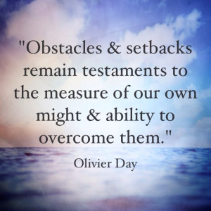 Brilliant thought about overcoming obstacles & setbacks! #Inspire # ...