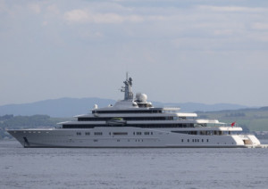 Roman Abramovich yacht berths off Greenock The Scotsman