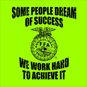 2014-2015 FFA STUDENT AND SUPPORTER CLUB SHIRTS COMING SOON