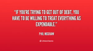 Get Out of Debt Quotes