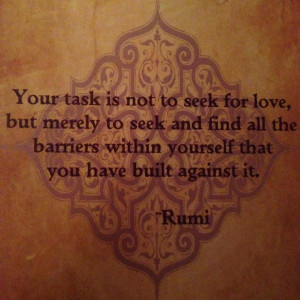 August 6, 2014 Daily Soul Food Pure Souls inspiration , Rumi quote ...