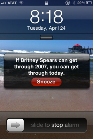 alarm clock motivation