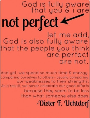 We are not perfect. But we are loved.
