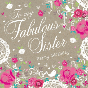 Happy Birthday Sister Quotes Facebook Happy Birthday Sister Cards