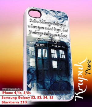 Doctor Who Tardis smoke Quote iPhone 4/4s/5/5c/5s Case by kyupuk, $14 ...