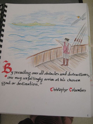 ... ~ Age of Exploration and Discovery ~ Quote from Christopher Columbus