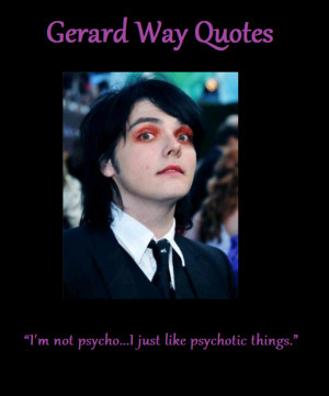 Gerard Way Quotes About Love Gerard way quotes by