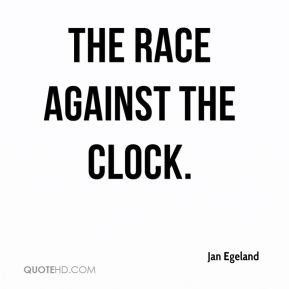 Jan Egeland - the race against the clock.