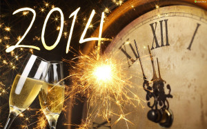 Zdjęcie, Szampan, Zegar, Fajerwerki, Sylwester