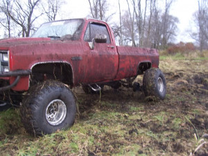 my old truck not really a mud truck 1 2 ton sucks
