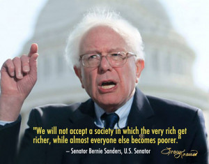 We will not accept a society in which the very rich get richer, while ...
