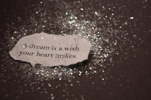 dream, glitter, heart, paper, sparkles