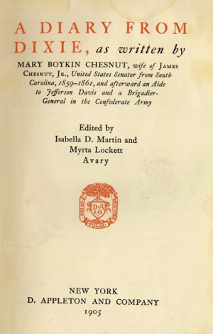 Mary Chesnut Blogged The Civil War