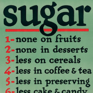 Sugar - save it!