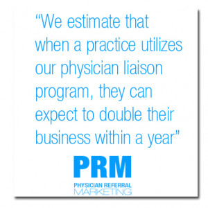 PRM’s physician referral marketing strategy answers the questions: