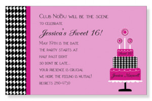 Kids Birthday Invitations Girls Boys Boys & Girls Sweet 16 Invitations ...
