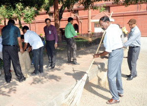 The staff participated in the cleanliness exercise with enthusiasm and ...