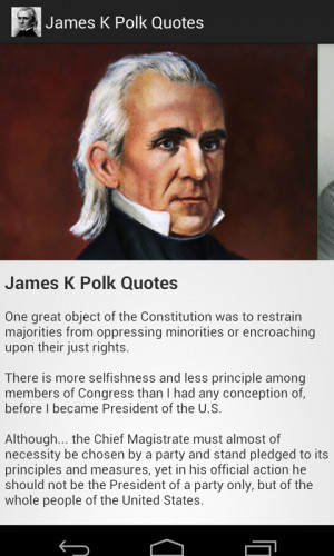 Quotes by James K Polk