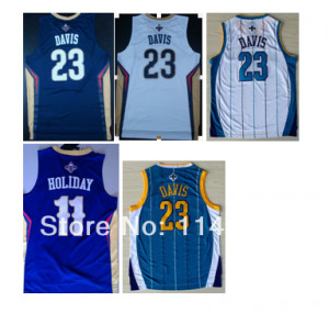 anthony davis, vente en gros nouvelle rev vacances jersey, 30 jersey ...