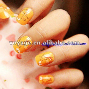 3D Cartoon nail art