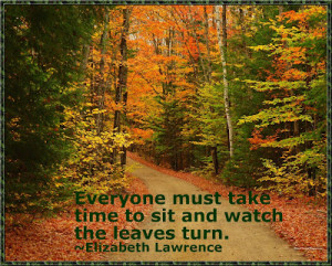 Autumn Quotes And Sayings