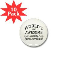 World's Most Awesome Oncology Nurse Mini Button (1 for