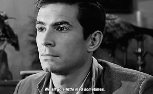 black and white #60s movies #psycho #anthony perkins #norman bates